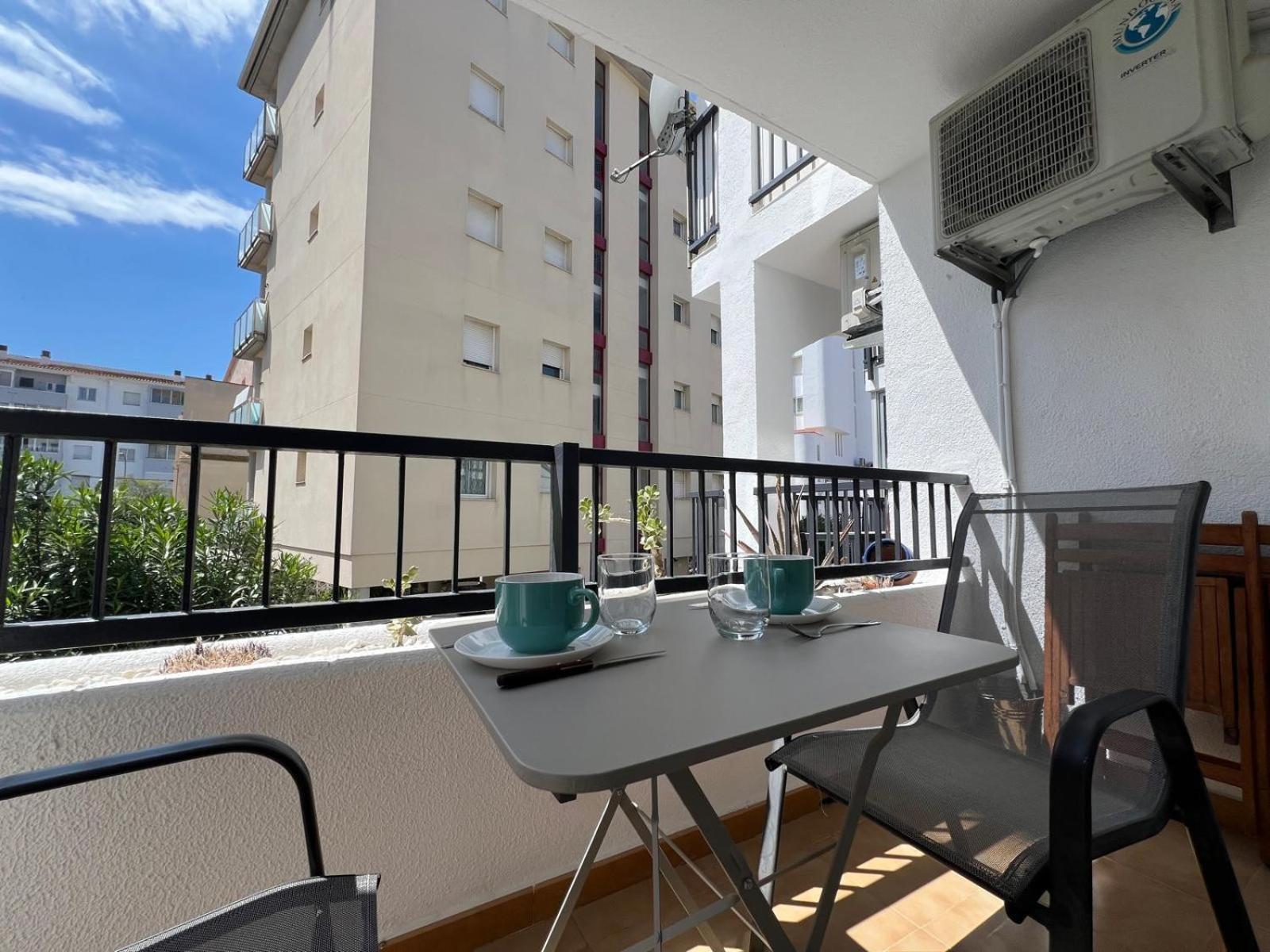 Estudio Cerca De La Playa Con Terraza Av-76 Appartement Roses